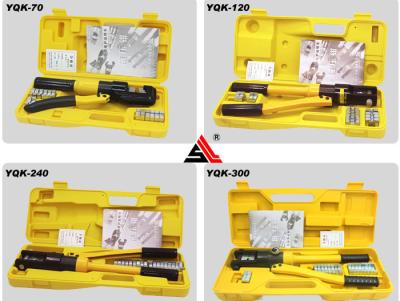 중국 YQK-70 맨끝을 주름을 잡기를 위한 놓이는 Automatis 안전을 가진 유압 케이블 러그 주름을 잡는 공구 판매용