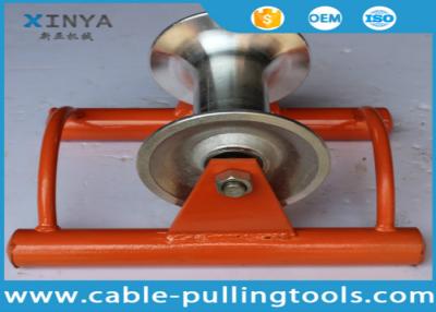 China Straight Line Cable Tray Roller , Trench Roller With Aluminum Wheel for sale