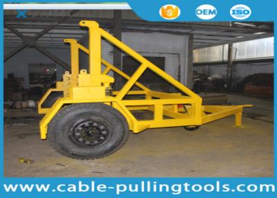 China 10T Cable Carriage Vehicle Cable Drum Trailer Cable Reel Trailer Underground Cable Tools for sale