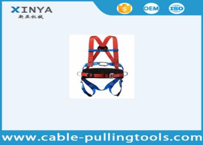 China Safety Belt Full Body Safety Harness With Two Large Size Forged Hooks for sale