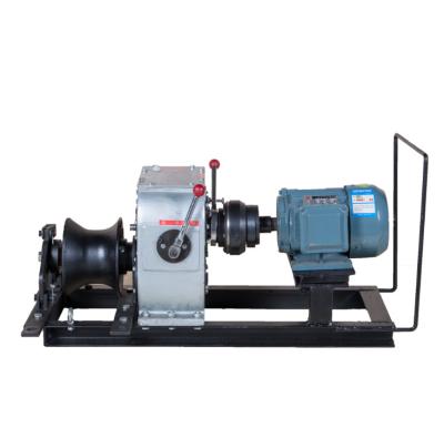 China Electric Engine Powered Winch For Power Construction , 3 Ton Fast Speed for sale