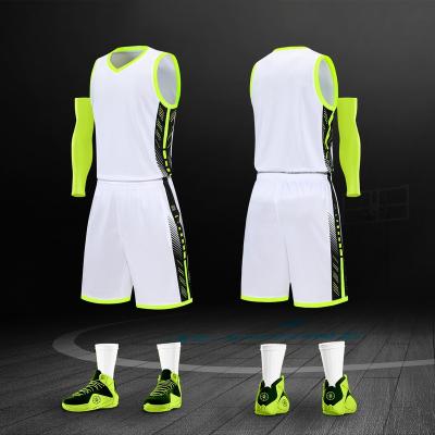 China 2023 Newest Breathable Custom Cheap Reversible Dry Fit Basketball Tank Tops With Numbers Sublimation Full Basketball Uniform Design for sale