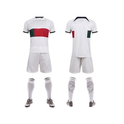 China Fashion New Season Quick-drying Practice Jersey Football Letter Number Printing Reversible Football Uniforms Suppliers And Jersey for sale