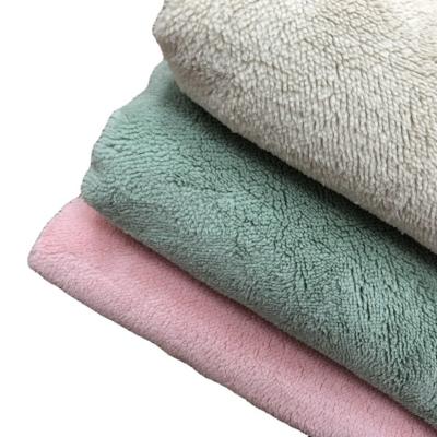 China Memory ETong Factory Comfortable Cotton Wool Shu Velvet Fleece Fabric Soft Lamb Wool Sherpa Fabric For Blanket Clothing for sale