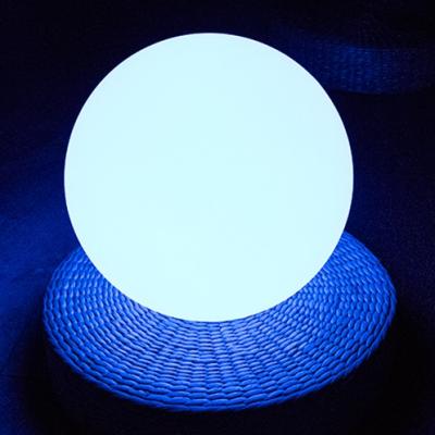 China Outdoor waterproof solar led decoration light ball IP68 led sphere ball light with remote control for sale