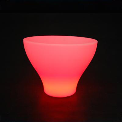 China Viable wireless beer& nightclub ice bucket LED decoration &party led luminous ice bucket for sale