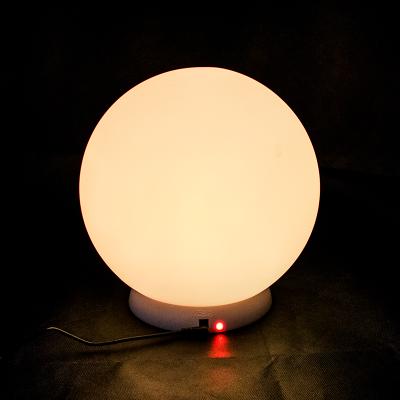 China Indoor Inductive Charging Night Light 20cm Color Changing LED Ball for sale