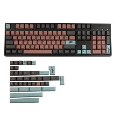 China Wear Resistance GMK Copper Theme Keycap 142 Keys Set PBT Sublimation Cherry Profile Keycaps 6.25U 7U Spacebar For Mechanical Keyboards for sale