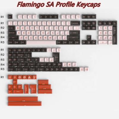 China Wear Resistance 172 Keys ABS Doubleshot SA Keycap Profile MG Wahtsy/GMK Godspeed/Shimmer/Flamingo/Ponyo/Bubble for DIY Mechanical Keyboards for sale