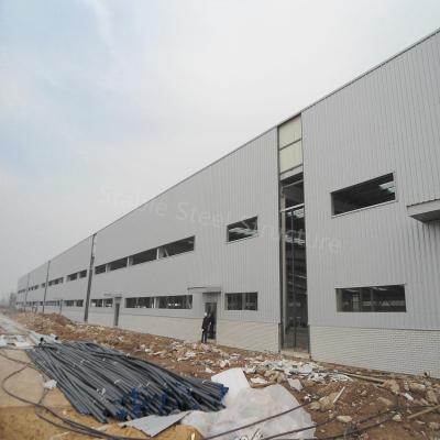 China Modern Economic Industrial Steel Structure Building Large Span Light Steel Structural Prefab Workshop for sale