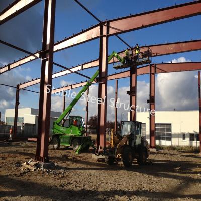 China Modern Professional Prefab Production Factory Manufacturing Metal Hall Tv Exhibition Mall Building Steel Structure for sale