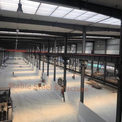 China Modern Prefab Warehouse Workshop Steel Structure Cast Steel Modular Warehouse Building for sale