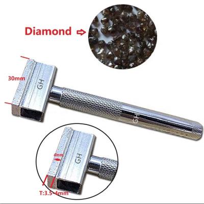 China Grinding Wheel Wheel Dressing Wheels Sintered Diamond Handle Dressing Tools Diamond T Planer For Grinding Wheel for sale