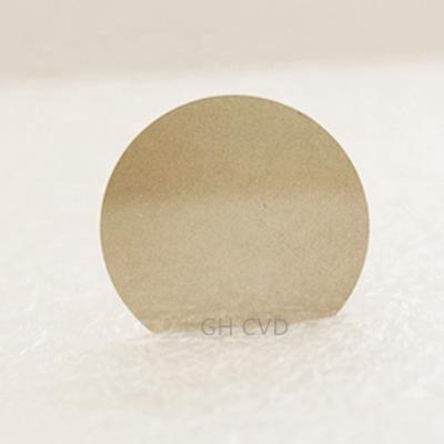 China Cutting Tools Radiator HPHT Polished Diamond CVD Led Wafer Optical CVD Diamond Window for sale