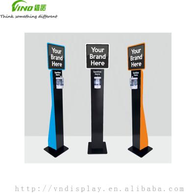 China Foam Soap Dispenser Metal Display Custom Printed To Show Free Hand Wash Soap Dispenser for sale