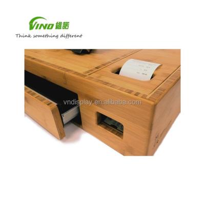 China Good quality cash box cash registers with ipad holder, dredit square card reader in place, cash drawer receipt printer for cafe for sale