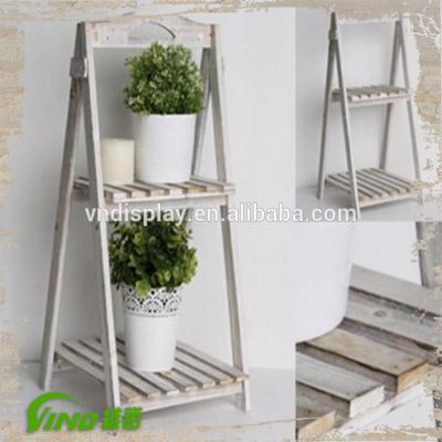 China Wooden Decorative Flower Stand Flower Rack Storage Rack Flower Stand Display Rack for sale