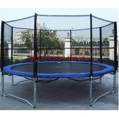 China With Net Outdoor Jumping Bed Trampolines Foot Kids Trampoline Protective Net With Safe Net for sale