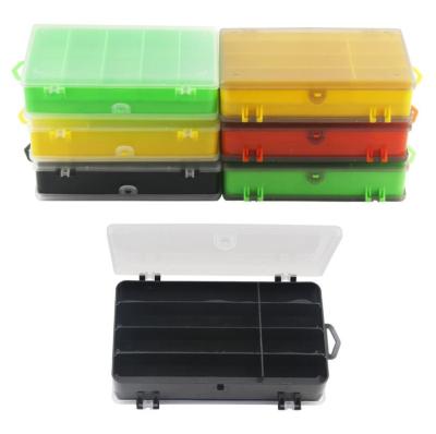 China Sustainable Double Sided Outdoor Fishing Portable Fishing Accessories Tools 17.8cm125g Plastic Storage Box for sale