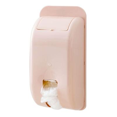 China Viable Wall Hanging Waste Extraction Bag Storage Dispenser Kitchen Debris Matching Box Plastic Storage Box for sale