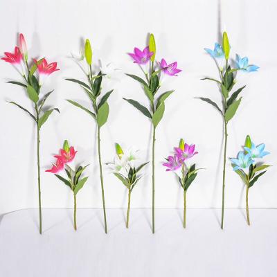 China Classic simulation lily feeling wedding supplies photography decoration simulation flower wedding home props for sale