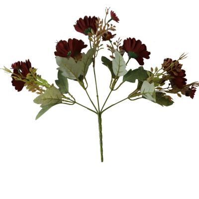 China Real Plant Artificial Flower Classic Potted Wedding Decoration Home Decoration Chrysanthemum for sale