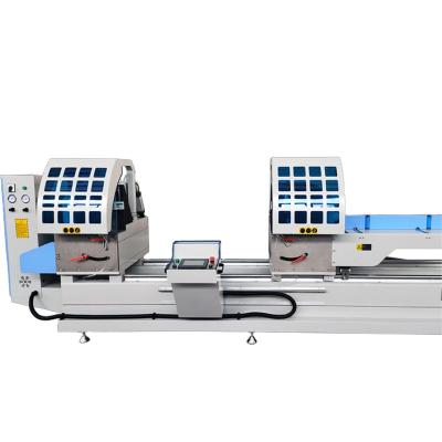 China Building Material Shops Non-Standard Customized Aluminum Profile Processing Rig Double CNC Cut-Off Saw LJZ2D-CNC-500X4200 for sale