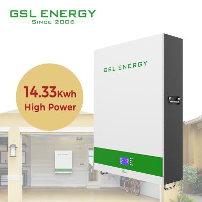 China High Power 14.33Kwh Powerwall Commercial Lithium Battery 48V 51.2V 280Ah Lifepo4 Solar Tesla 48 V Powerwall /industrial /UPS System /Utility Grid /Solar Energy System GSL Solar System for sale