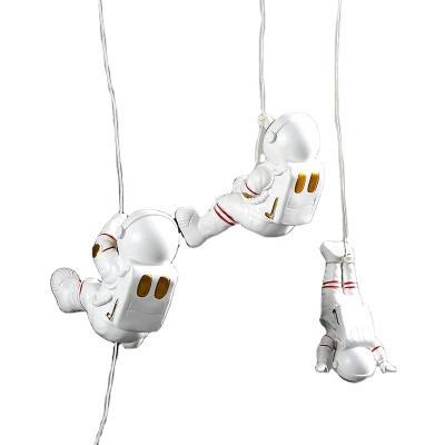 China Europe Resin Astronaut Series Items Wall Decor Hanging Climbing Astronaut Set Of 3 for sale