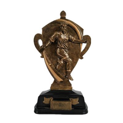 China New Europe Design Resin Table Tennis Trophy Table Tennis Game Awards for sale