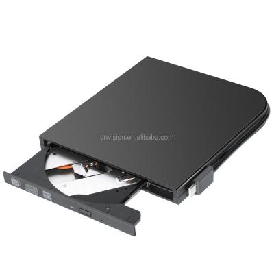 China External USB 3.0 External DVD ROM For Laptop For Desktop CD/DVD ROM Player Burner Optical Drive for sale