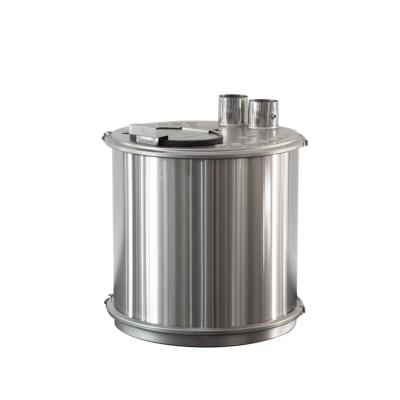 中国 All Types Of Powder Coating Round Fluidizing Hopper Stainless 販売のため