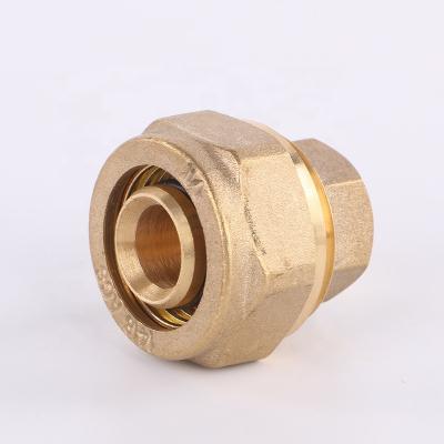 China Compression fittings in brass for pex pipes --Grip ring for sale