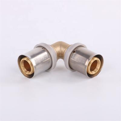 China CW617N (U/TH/MULTIJAW) Brass Press Fittings For PEX/AL/PEX Pipe Equal for sale