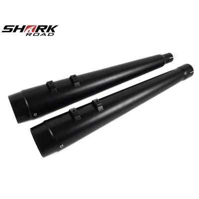 China Megaphone Muffler 4.4 Inch Bullhorn Style Slip On Mufflers For Har.ley Exhaust 2017-UP Touring Models, Deeper Rumble Sound Than Stock Pipes for sale