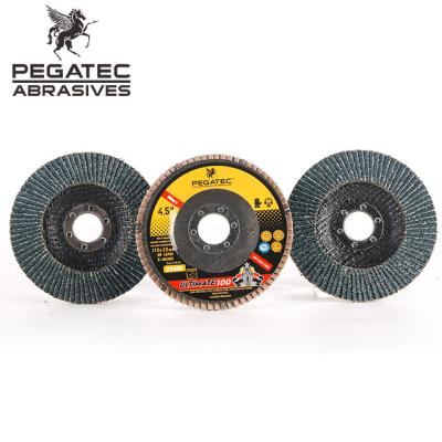 China Pegatec Machine Steel/Metal/Iron Diamond Zirconia Aluminum Oxide Cloth Fin Making Grinding Marble Disc for sale