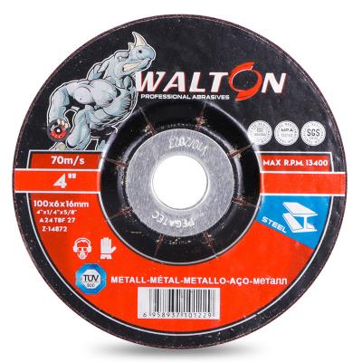 China steel & 4 Inch Grinding Wheel Abrasive Precision T27 Stainless Steel Polishing Disc Grit Coarse Sand Metal Grinding Disc for sale