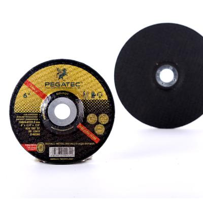 China PEGATEC China OEM Aluminum Oxide Welding Manufacturer 6 Inch Grinding Wheel Cutting Wheel for sale