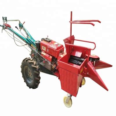 China corn walking tractor/maize harvester mini corn harvester walking tractor for sale