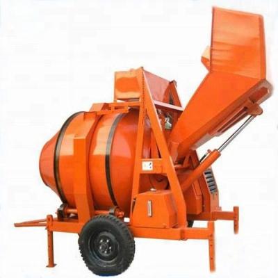 China Building Material Shops, Construction work JZR500 Diesel Concrete Mixer With Engine for sale