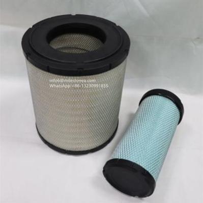 China Air Filter 6I2503+6I2504 P532502+P532501 AEM2682 6I-2503 600-185-5100 C281045/2 F435741 for Excavator spare parts for sale