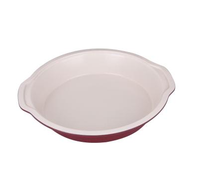 China Disposable Healthy Ceramic Nonstick Round Pan 9in Round Cake Pan for sale