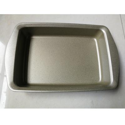 China Viable 9x13inch Oblong Cake Pan Roast Casserole Lasagna Cake Pan for sale