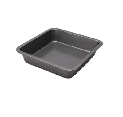 China Viable Non-Stick 8in Square Cake Pan Square Cake Baking Pan Brownie Pan for sale