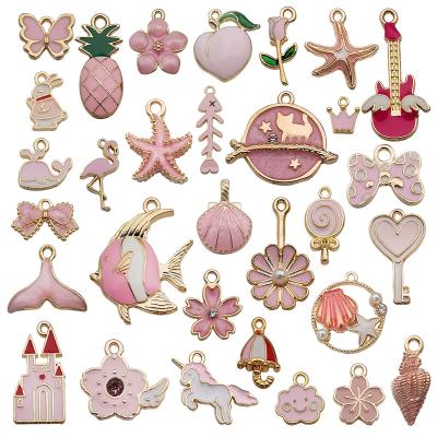 China CLASSIC 31 Packs Colorful Alloy Jewelry Making Designer Charms For DIY Bracelet for sale