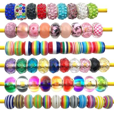 China 2021 BOHEMIA Beaclers High Grade Stainless Steel Custom Glass Charm Pendants Pink Beaded Charm for sale