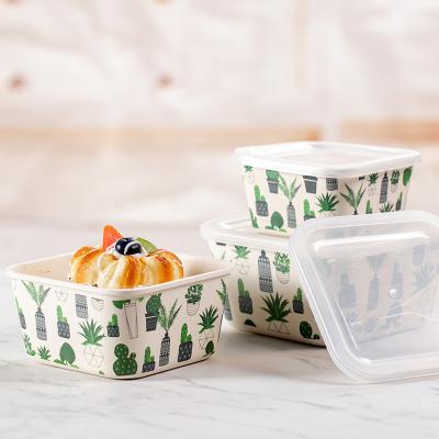 China Freshness Preservation Factory Supply Bamboo Fiber + PP Baby Container Food Warmer Storage Box for sale