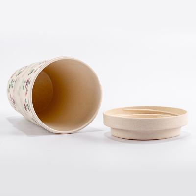 China American Bamboo Portable Single Cup Sustainable Office Coffee Fiber Coffee Cup American Portable Single Home for sale