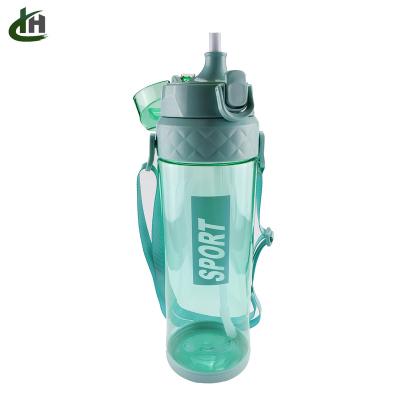 China Stocked Sports Water Cups Large Capacity Mens Fitness Kettle Extra Large 2500ml Outdoor Mugs Summer Plastic Portable Water Bottle for sale