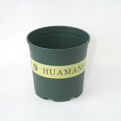 China Modern hot sale customized printing garden flower pots, water safe flower pot, plastic flower pot for sale